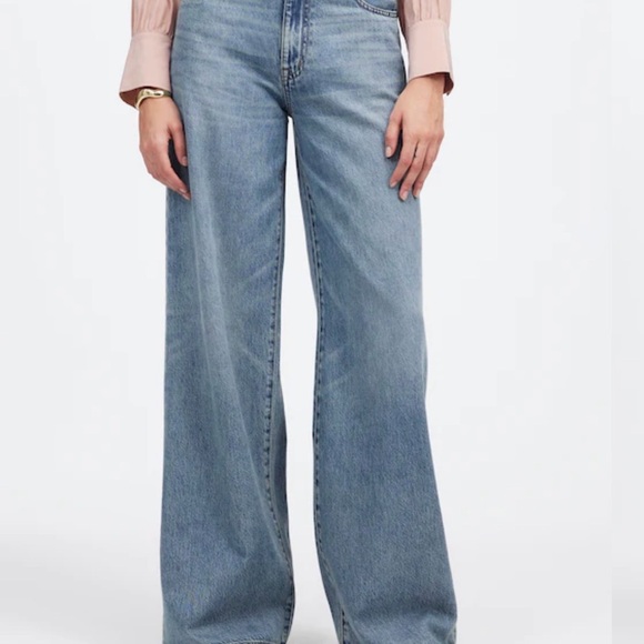 Madewell Denim - Madewell Super Wide Leg Jeans: Billings Wash